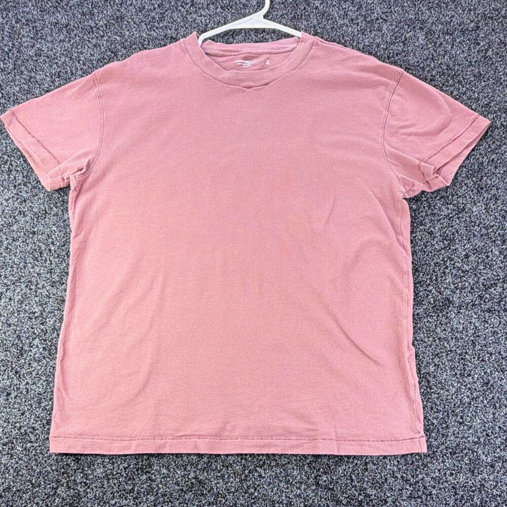 Abercrombie & Fitch A&F Essentials Soft A&F Relaxed Pink Crew Neck Tee M